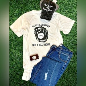 New! We Need a Pitcher Baseball Tee